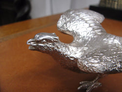 Silver Plated Pheasant Figure | Antique & Vintage | Moonee Ponds Antiques | Australia Wide Delivery