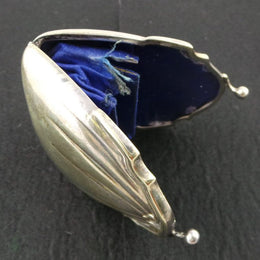 Antique Edwardian Silver Plated Coin Purse