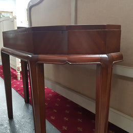Walnut Art Deco Side Table