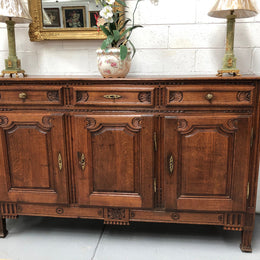 Fabulous French Oak 19th century sideboard