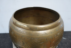 Edwardian Brass Chinese Pot | Antique & Vintage | Moonee Ponds Antiques | Australia Wide Delivery