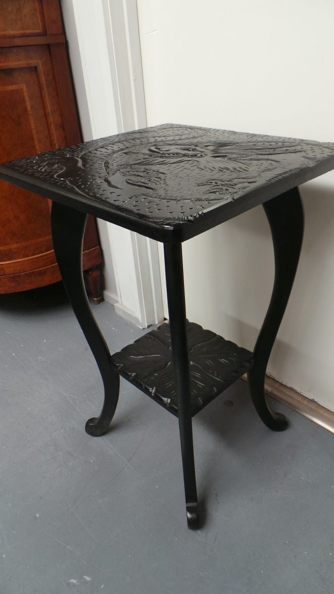 Antique Chinese Carved Side Table