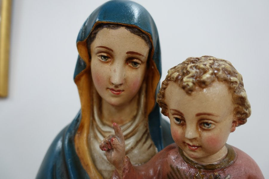 Statue Of Madonna And Child