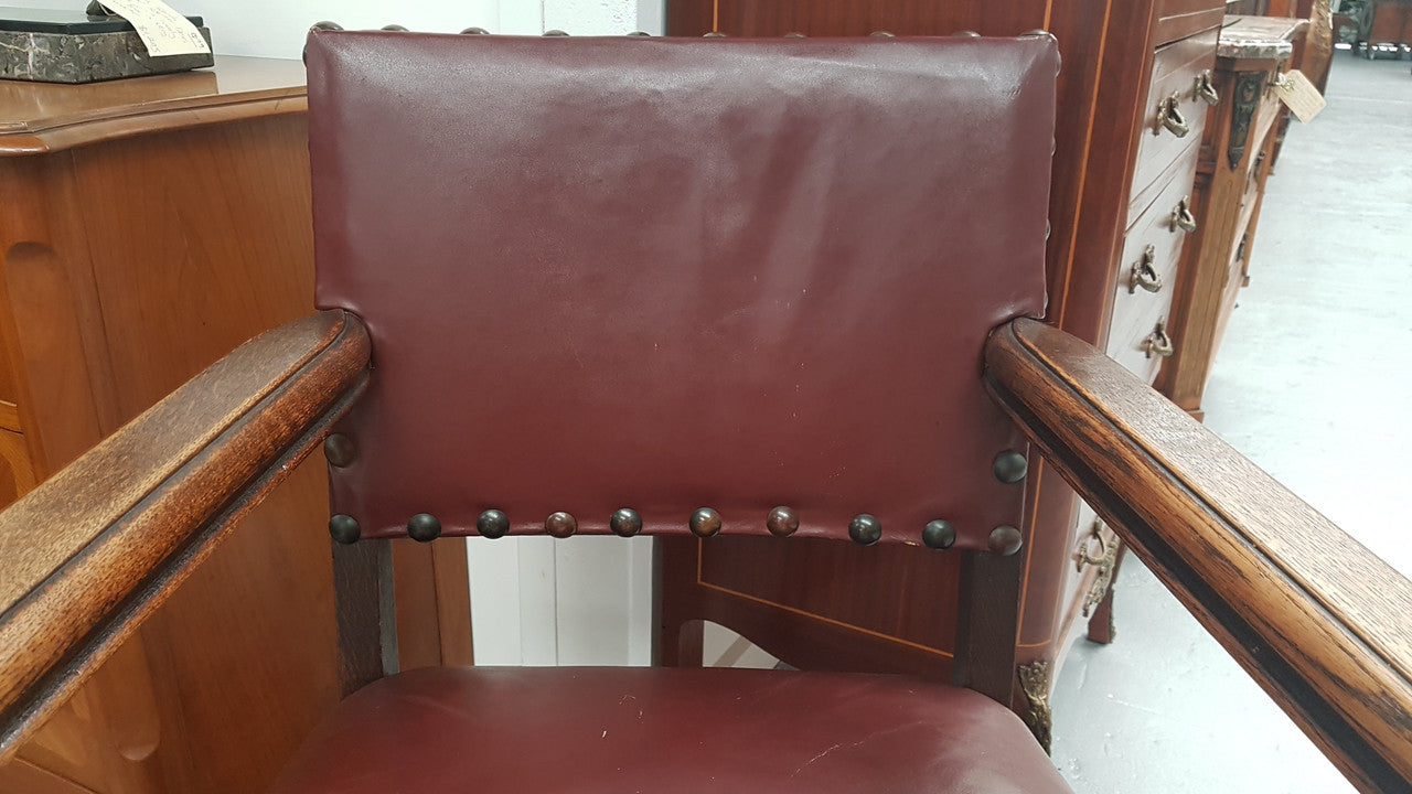 Tudor Style Desk Chair | Antique & Vintage | Moonee Ponds Antiques | Australia Wide Delivery