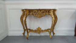 Louis XV Style French Beautifully Carved Gilt Console Table | Antique & Vintage | Moonee Ponds Antiques | Australia Wide Delivery