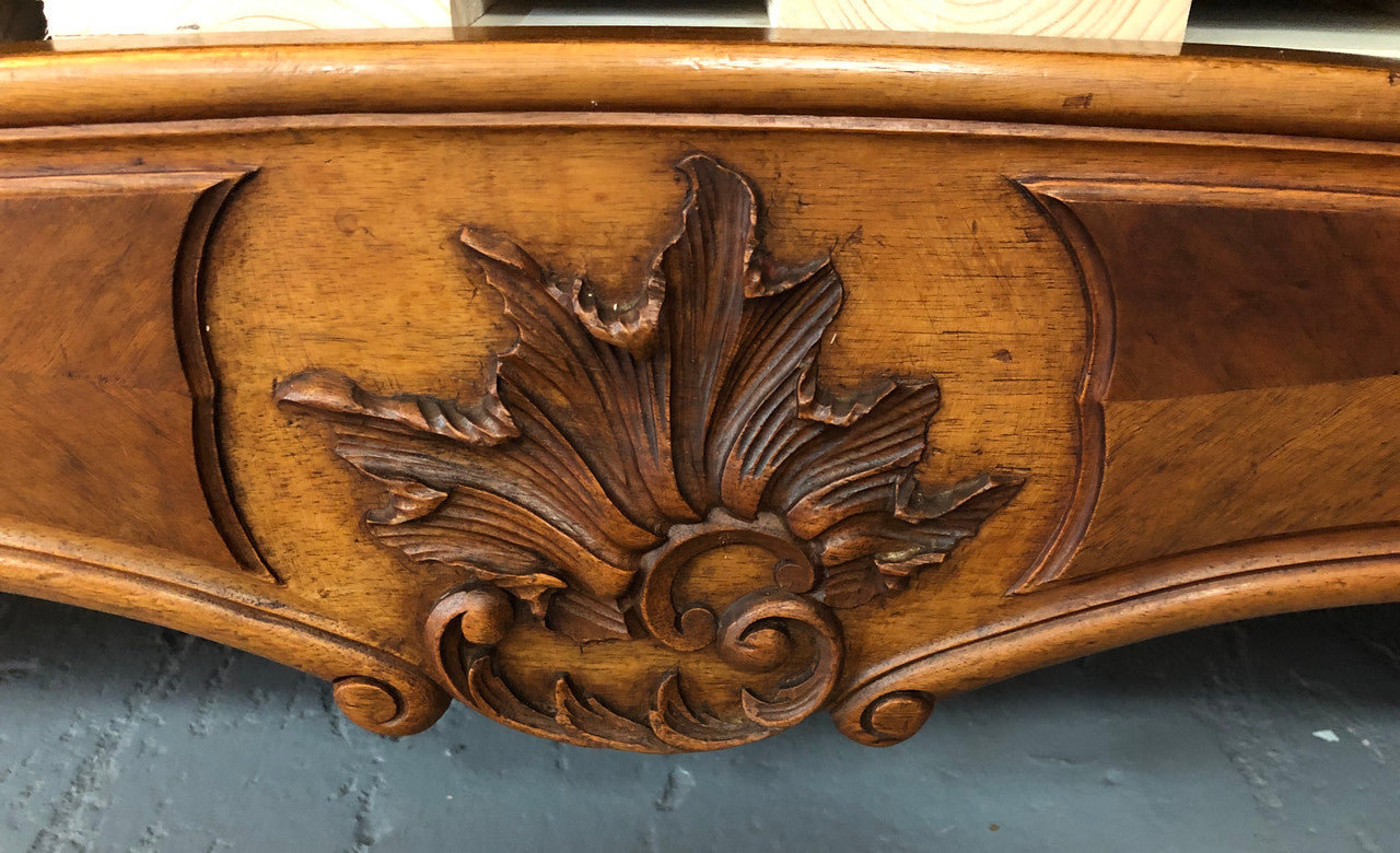 Antique French Walnut Louis XV Style Queen Size Bed | Antique & Vintage | Moonee Ponds Antiques | Australia Wide Delivery
