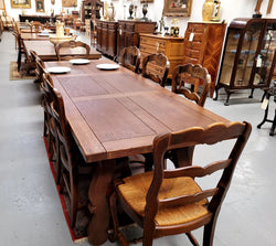 French Oak Spanish Style Farmhouse Table | Antique & Vintage | Moonee Ponds Antiques | Australia Wide Delivery
