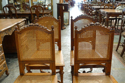 Set Four Antique French Oak Chairs | Antique & Vintage | Moonee Ponds Antiques | Australia Wide Delivery
