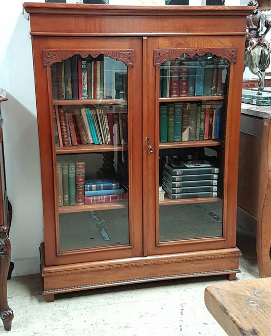 French Mahogany Bookcase-1