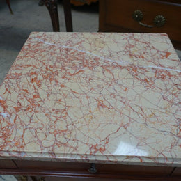 Pair Of French Inlaid Mahogany Bedsides