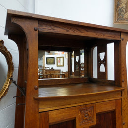 Arts and Crafts Hall Stand