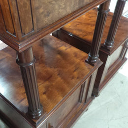 Pair of High End Mahogany Bedside Cabinets