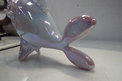 Iridescent Pink Blue Art Glass Fish | Antique & Vintage | Moonee Ponds Antiques | Australia Wide Delivery