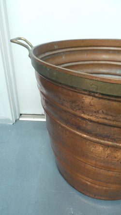 Antique Copper And Brass Bucket | Antique & Vintage | Moonee Ponds Antiques | Australia Wide Delivery