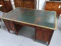 French Empire Style Flame Mahogany Full Partners Desk | Antique & Vintage | Moonee Ponds Antiques | Australia Wide Delivery