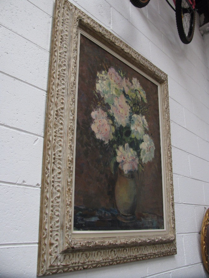 French Floral Oil Painting | Antique & Vintage | Moonee Ponds Antiques | Australia Wide Delivery