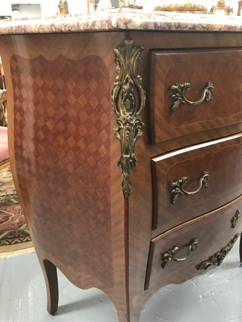 Elegant French Louis XV Style Commode | Antique & Vintage | Moonee Ponds Antiques | Australia Wide Delivery