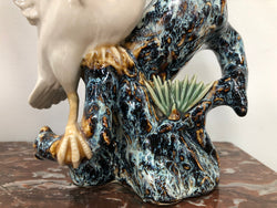 Impressive Chinese Sculpture Of Cranes Standing On Tree | Antique & Vintage | Moonee Ponds Antiques | Australia Wide Delivery