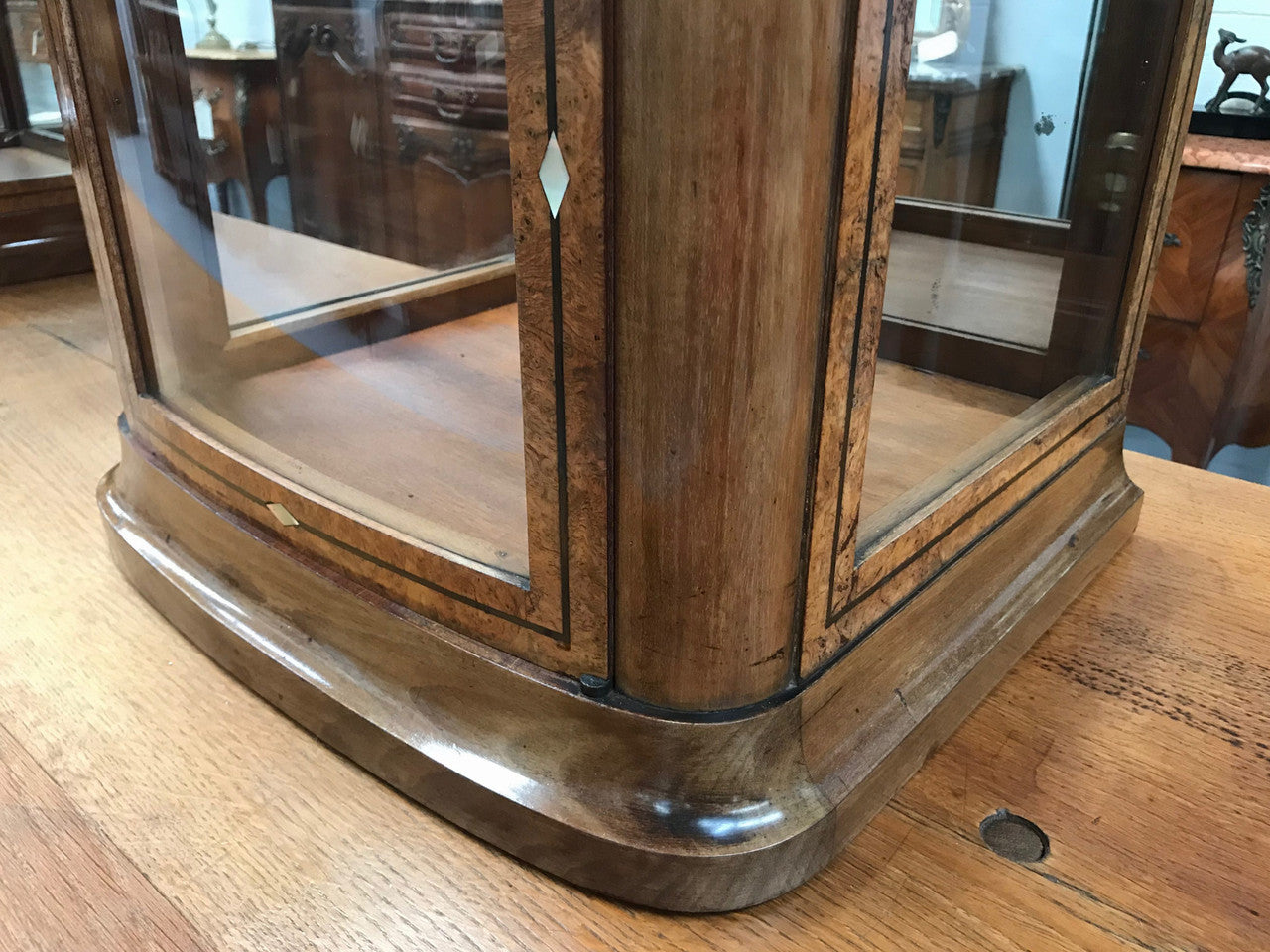Stunning Pair of French Table Top Display Cabinets