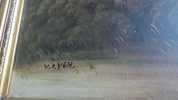 Oil On Canvas Painting | Antique & Vintage | Moonee Ponds Antiques | Australia Wide Delivery