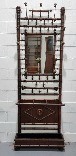 Stunning Antique French Faux Bamboo Hallstand | Antique & Vintage | Moonee Ponds Antiques | Australia Wide Delivery
