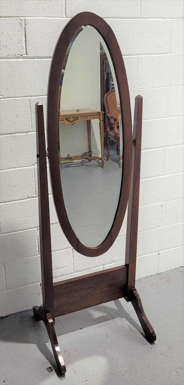 Australian Blackwood Cheval Mirror | Antique & Vintage | Moonee Ponds Antiques | Australia Wide Delivery