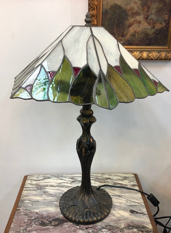 Large decorative Tiffany style lamp | Antique & Vintage | Moonee Ponds Antiques | Australia Wide Delivery