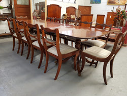 Good Quality Vintage Mahogany Regency Style Extension Table Dining Setting | Antique & Vintage | Moonee Ponds Antiques | Australia Wide Delivery