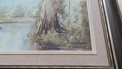 Framed Oil On Board By Artist Lorraine Davies | Antique & Vintage | Moonee Ponds Antiques | Australia Wide Delivery