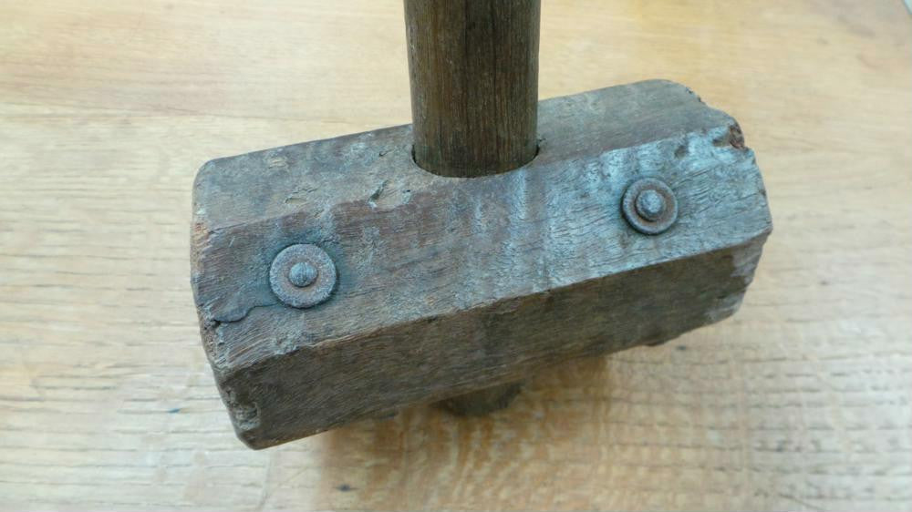 Old Vintage Wooden Mallet Hammer | Antique & Vintage | Moonee Ponds Antiques | Australia Wide Delivery
