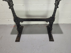 Stunning Late Victorian English Mahogany & Cast Iron Base Pub Table | Antique & Vintage | Moonee Ponds Antiques | Australia Wide Delivery