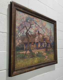 Stunning French Oil On Canvas Signed By Prosper Bosteels | Antique & Vintage | Moonee Ponds Antiques | Australia Wide Delivery