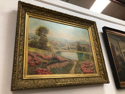 French Country Scene Framed Oil Painting | Antique & Vintage | Moonee Ponds Antiques | Australia Wide Delivery