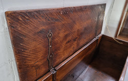 Early 19th Century French Chestnut Wood Coffer | Antique & Vintage | Moonee Ponds Antiques | Australia Wide Delivery