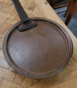 Heavy French 19th Century Frying Pan Skillet With Lid | Antique & Vintage | Moonee Ponds Antiques | Australia Wide Delivery