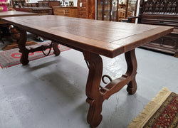 French Oak Spanish Style Farmhouse Table | Antique & Vintage | Moonee Ponds Antiques | Australia Wide Delivery