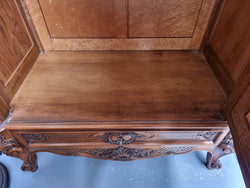 Single Door Walnut Louis XV Style Armoire | Antique & Vintage | Moonee Ponds Antiques | Australia Wide Delivery
