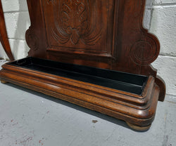 Henry II Style Narrow French Oak Hall Stand | Antique & Vintage | Moonee Ponds Antiques | Australia Wide Delivery