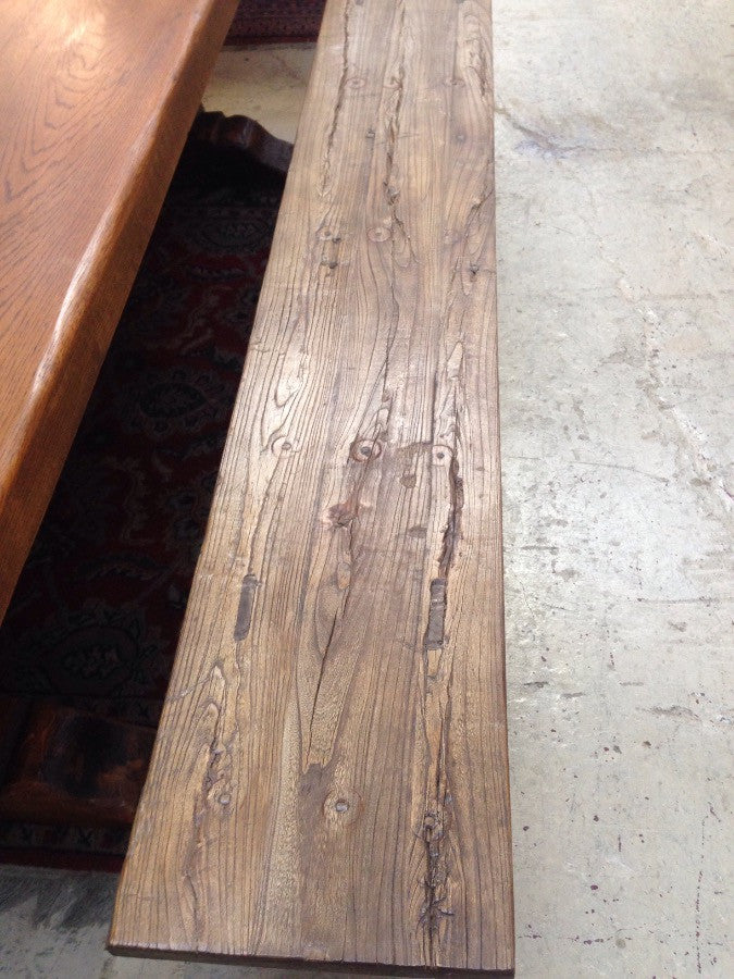 Reclaimed Elm Bench Seats | Antique & Vintage | Moonee Ponds Antiques | Australia Wide Delivery