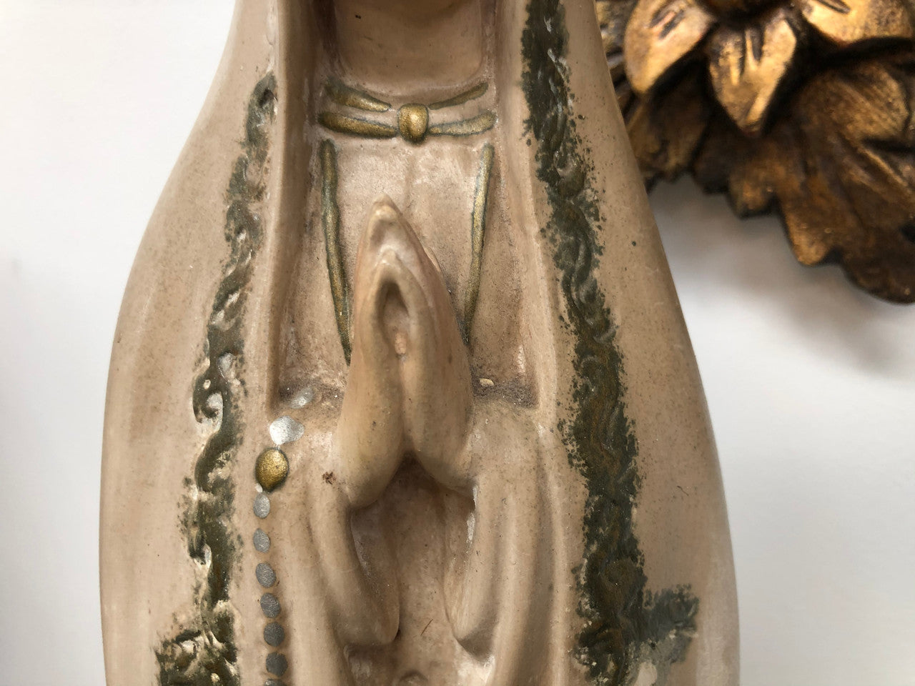 Vintage Blessed Virgin Religious Plaster Statue | Antique & Vintage | Moonee Ponds Antiques | Australia Wide Delivery