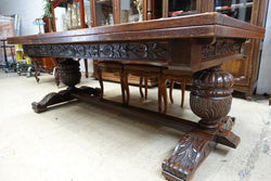 Grand French Oak Extension Table | Antique & Vintage | Moonee Ponds Antiques | Australia Wide Delivery