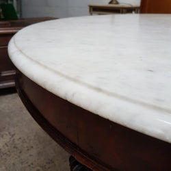 French Flame Mahogany Napoleon III Style Centre Table | Antique & Vintage | Moonee Ponds Antiques | Australia Wide Delivery
