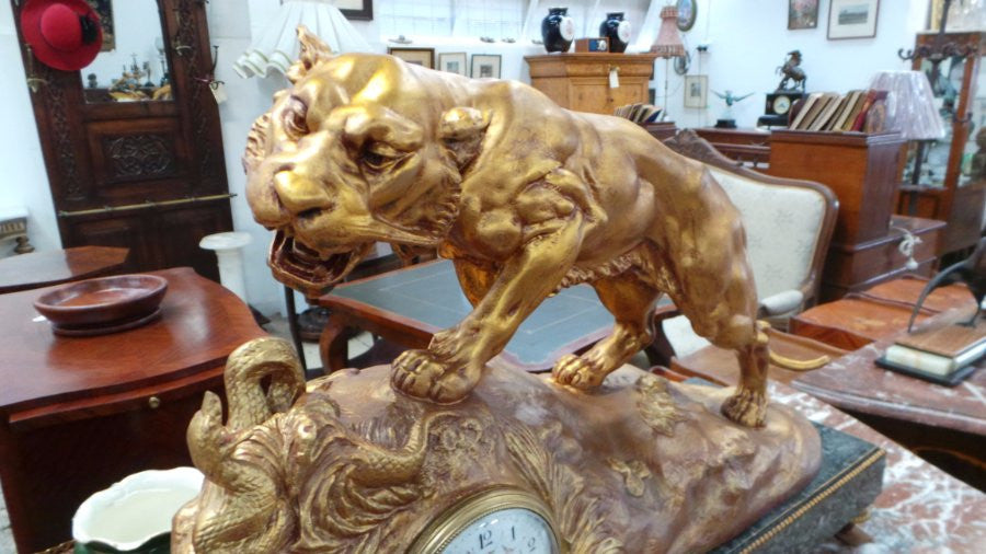 French Gilt Clock