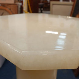 Large Vintage Italian Alabaster Pedestal