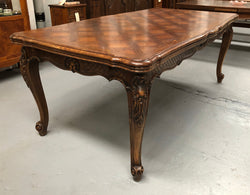 Sensational French Oak Louis XV Style Parquetry Top Extension Table | Antique & Vintage | Moonee Ponds Antiques | Australia Wide Delivery