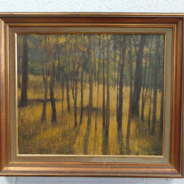 Framed Oil on Board Painting
