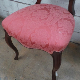 Set Of Six Victorian Mahogany Dining Chairs