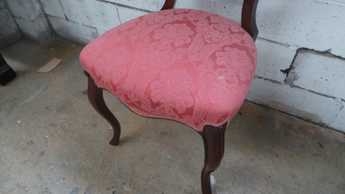 Set Of Six Victorian Mahogany Dining Chairs