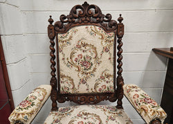 Early 19th Century French Oak Renaissance Carved Chair | Antique & Vintage | Moonee Ponds Antiques | Australia Wide Delivery