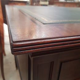 French Mahogany Partners Desk